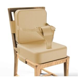 2PCS Portable Toddler Booster Seat for Dining Table, Kitchen Chair-Earthy Yellow